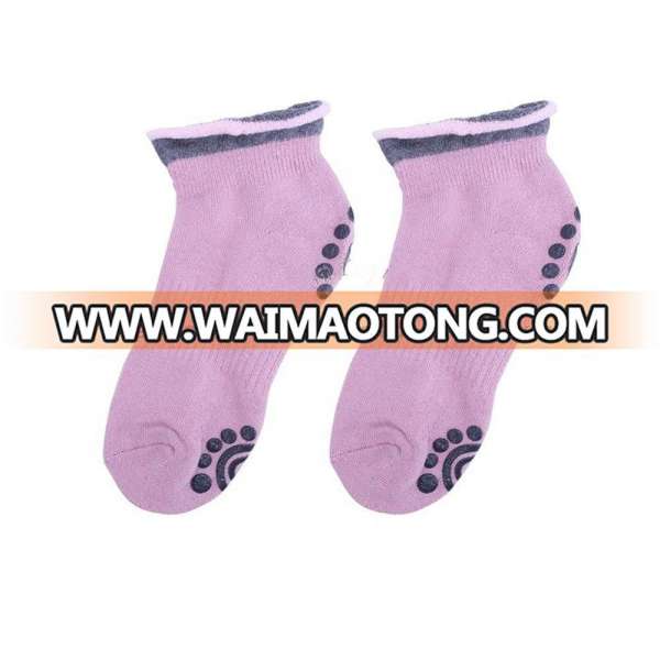 Eco-Friendly Custom Trampoline Non-Slip Grip Socks