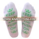 Custom Logo Ankle Style Combed Cotton Ladies Non Slip Grip Socks With Logo